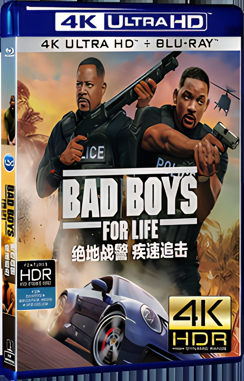 2020 Bad Boys for Life Ultra HD 4K for Gift 1-Disc All RegionPlay Seal Box Blu-ray