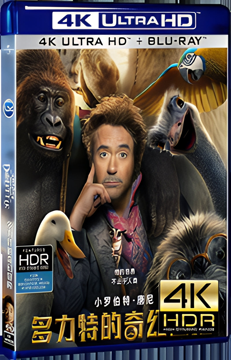 2020 Dolittle Ultra HD 4K for Gift 1-Disc All RegionPlay Seal Box Blu-ray