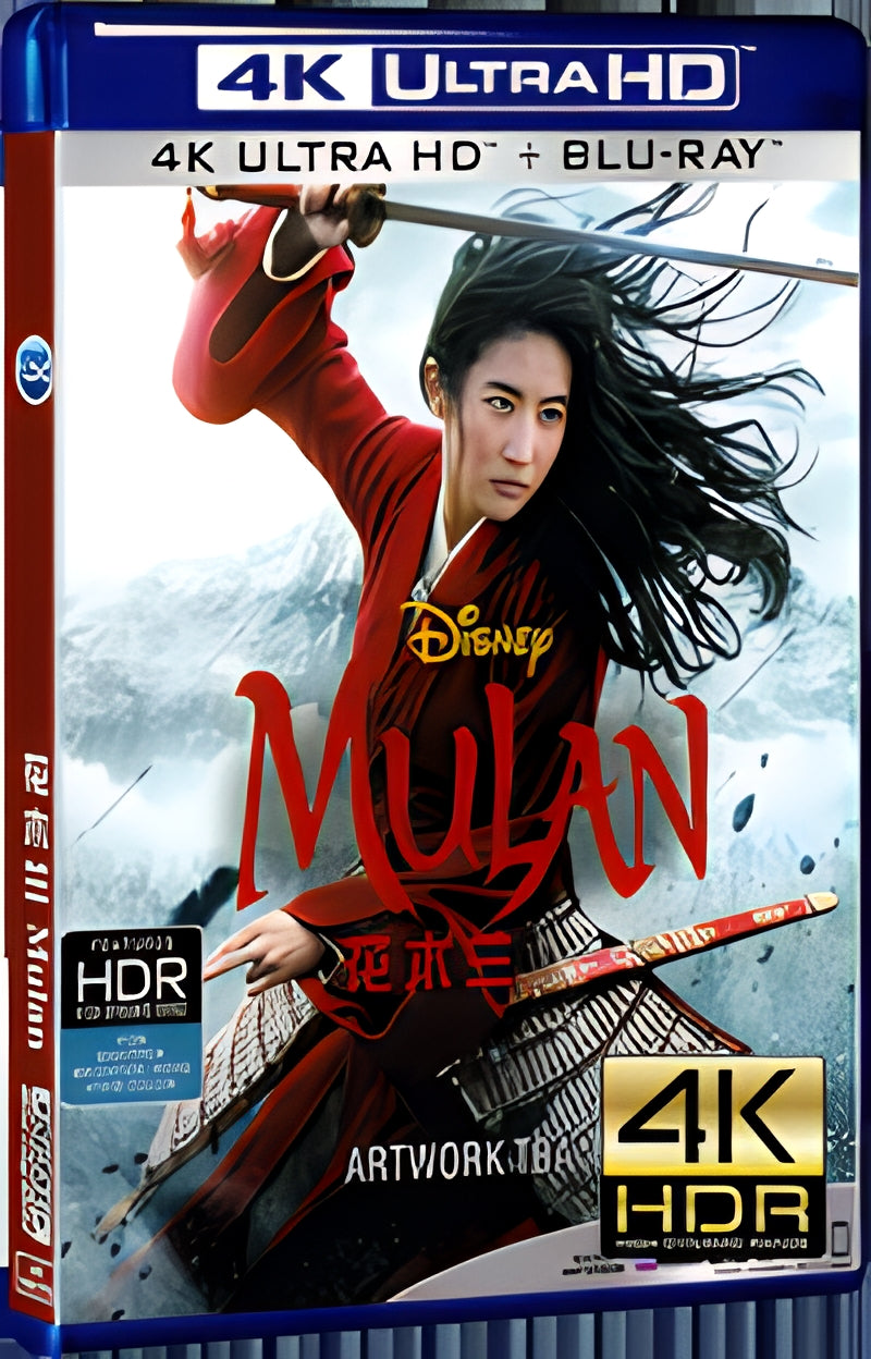 2020 Mulan（2020） Ultra HD 4K for Gift 1-Disc All RegionPlay Seal Box Blu-ray