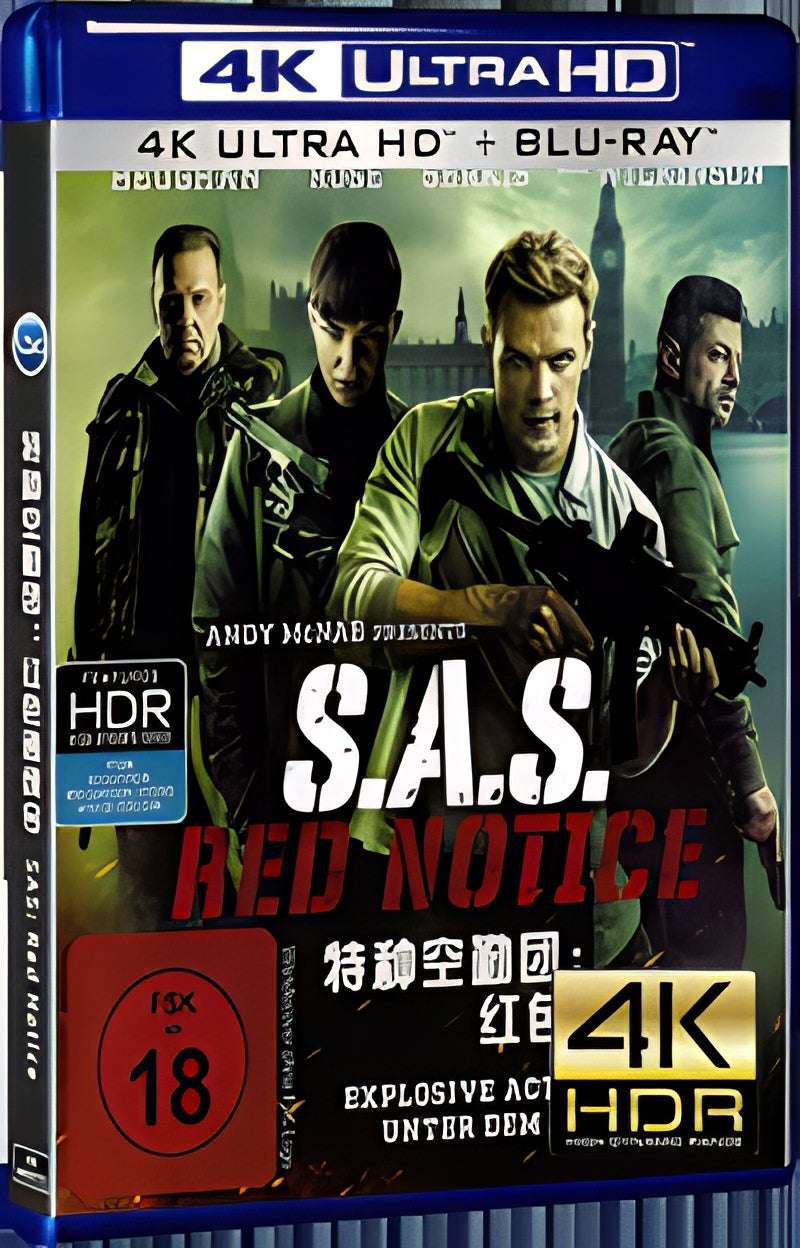 2021 SAS: Red Notice (2021) Ultra HD 4K for Gift 1-Disc All RegionPlay Seal Box Blu-ray