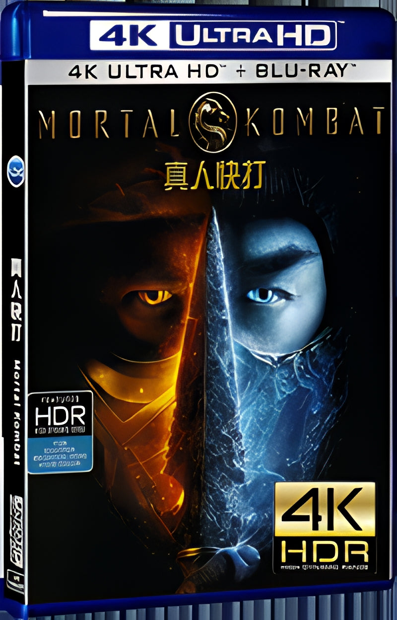 2021 Mortal Kombat (2021) Ultra HD 4K for Gift 1-Disc All RegionPlay Seal Box Blu-ray