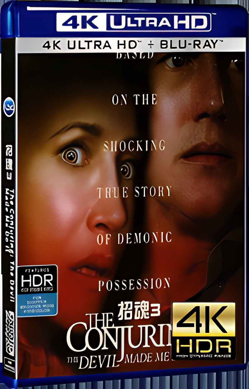 2021 The Conjuring: The Devil Made Me Do It (2021) Ultra HD 4K for Gift 1-Disc All RegionPlay Seal Box Blu-ray