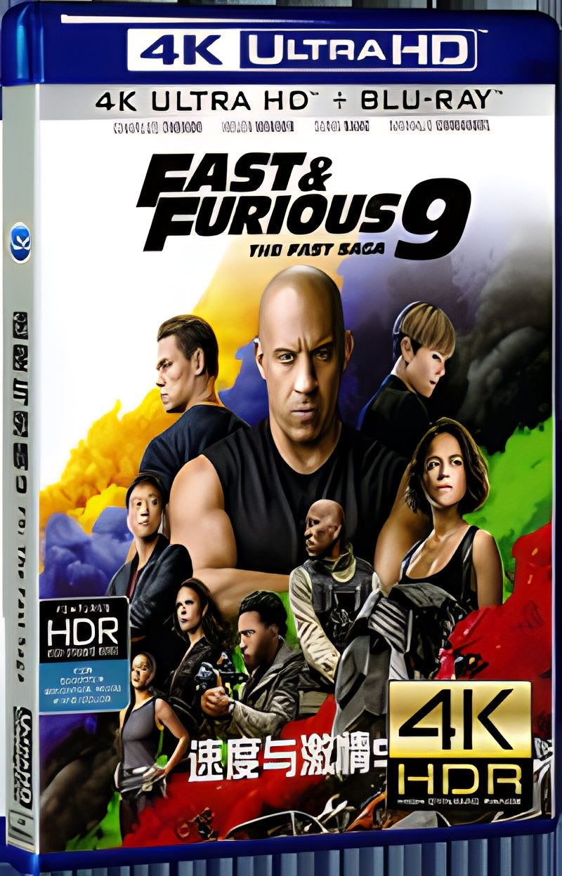 2021 F9: The Fast Saga (2021) Ultra HD 4K for Gift 1-Disc All RegionPlay Seal Box Blu-ray
