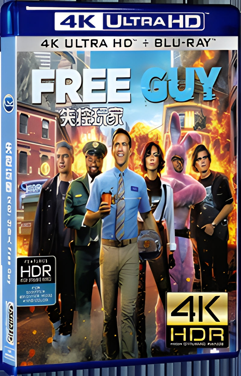 2021 Free Guy (2021) Ultra HD 4K for Gift 1-Disc All RegionPlay Seal Box Blu-ray