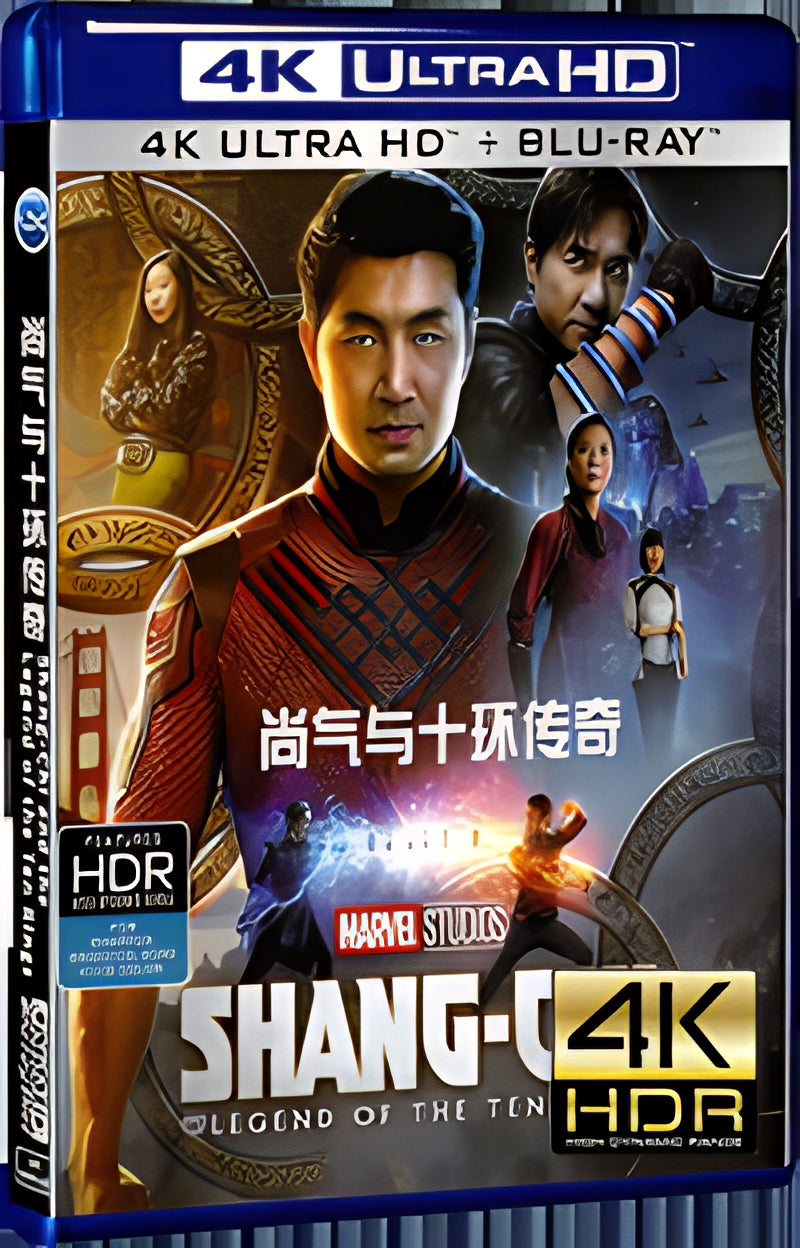 2021 Shang-Chi and the Legend of the Ten Rings (2021) Ultra HD 4K for Gift 1-Disc All RegionPlay Seal Box Blu-ray