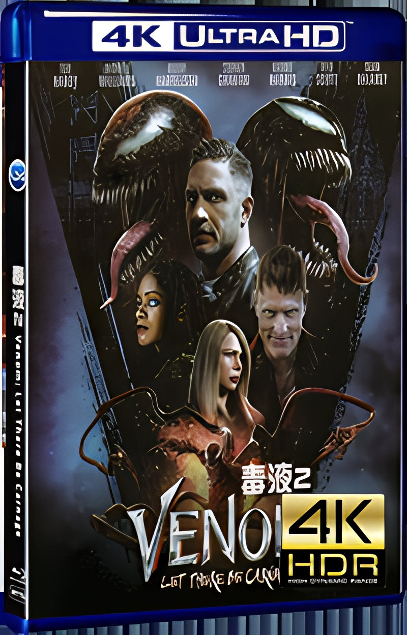 2021 Venom: Let There Be Carnage (2021) Ultra HD 4K for Gift 1-Disc All RegionPlay Seal Box Blu-ray