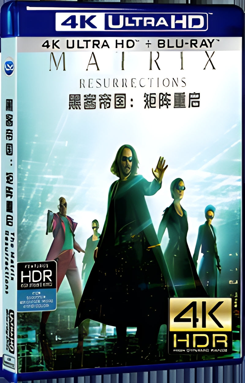 2021 The Matrix Resurrections (2021) Ultra HD 4K for Gift 1-Disc All RegionPlay Seal Box Blu-ray