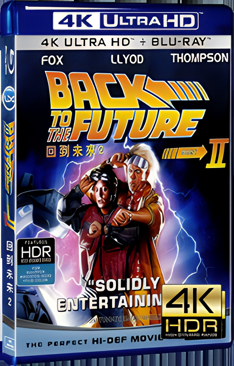 1989 Back to the Future Part II Ultra HD 4K for Gift 1-Disc All RegionPlay Seal Box Blu-ray