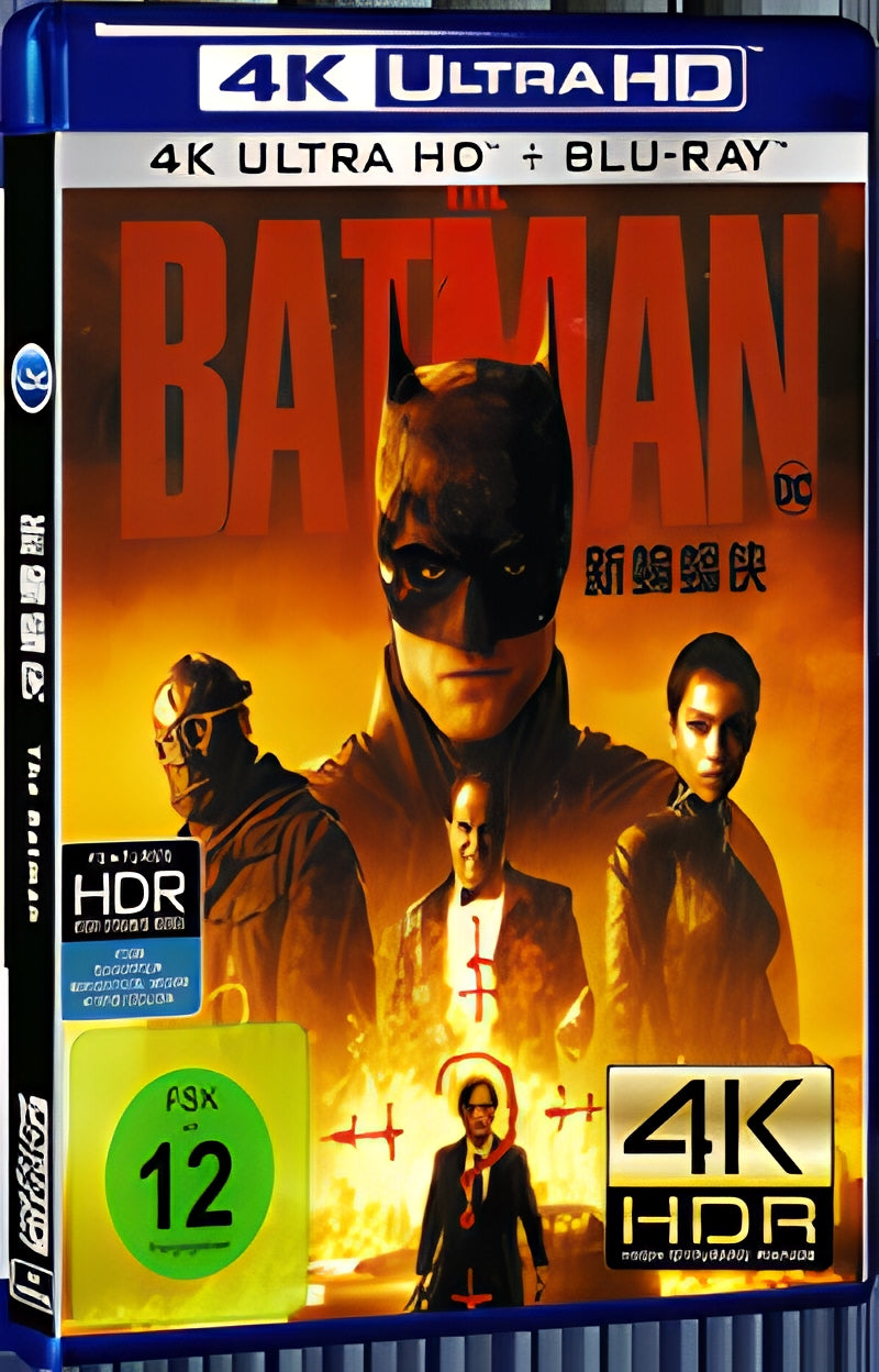 2022 The Batman (2022) Ultra HD 4K for Gift 1-Disc All RegionPlay Seal Box Blu-ray
