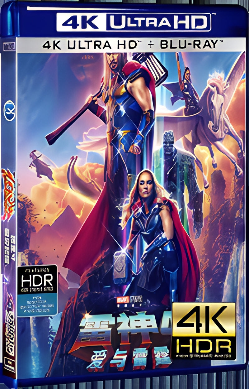 2022 Thor: Love and Thunder Ultra HD 4K for Gift 1-Disc All RegionPlay Seal Box Blu-ray