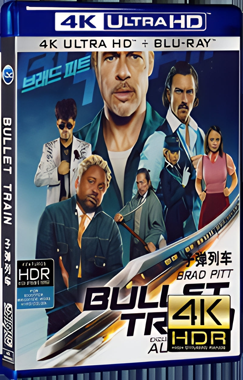 2022 Bullet Train Ultra HD 4K for Gift 1-Disc All RegionPlay Seal Box Blu-ray