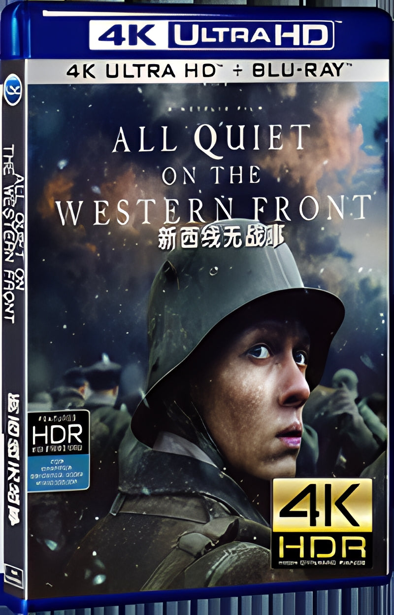 2022 All Quiet on the Western Front Ultra HD 4K for Gift 1-Disc All RegionPlay Seal Box Blu-ray