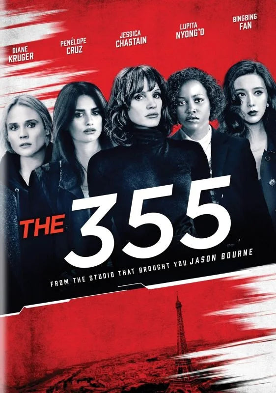 1-Disc The 355 (2022） 1080P for Gift Movie All RegionPlay Seal Box Blu-ray