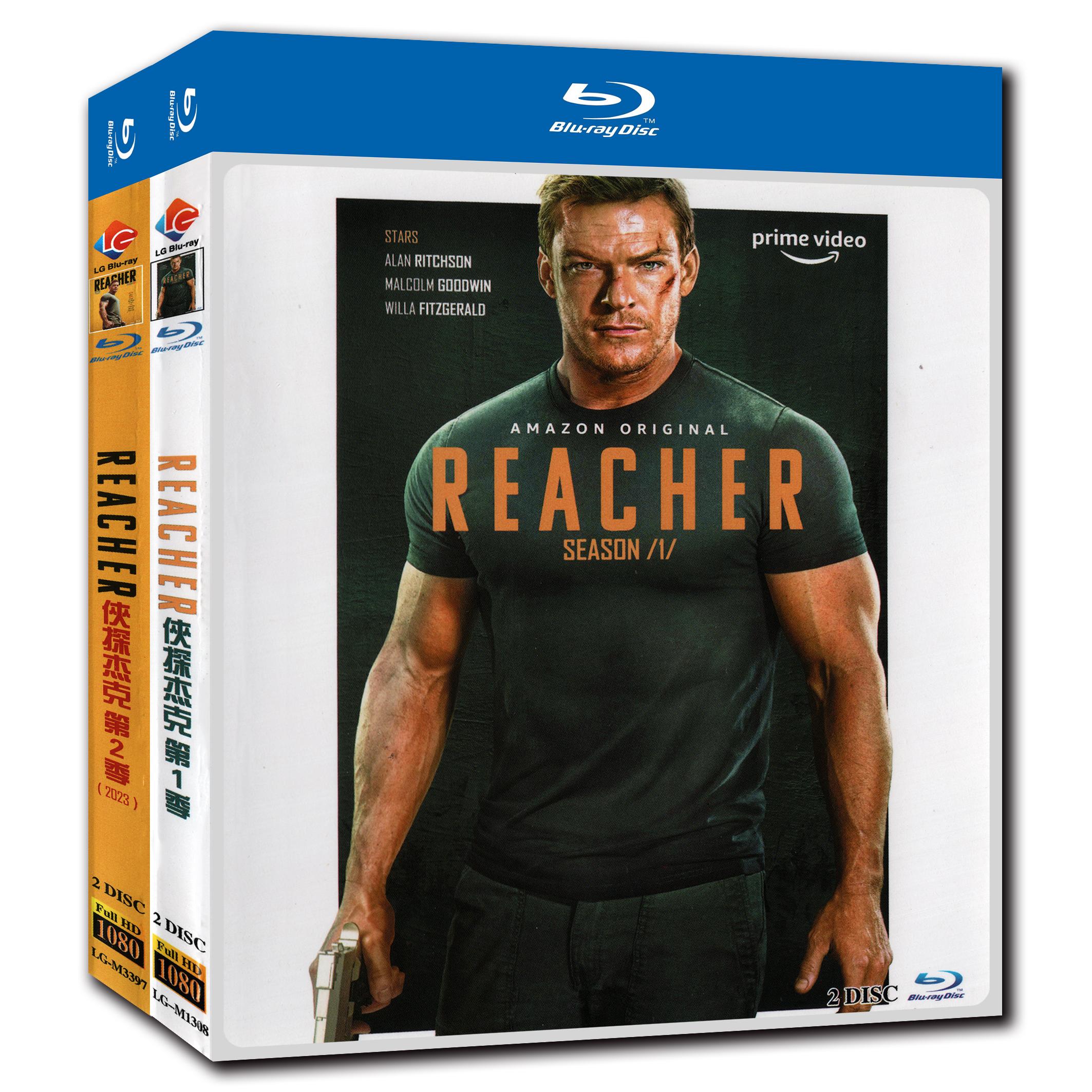 Reacher Season 1‎+2 4-Disc Movie Box Set for Gift Collection Blu-ray