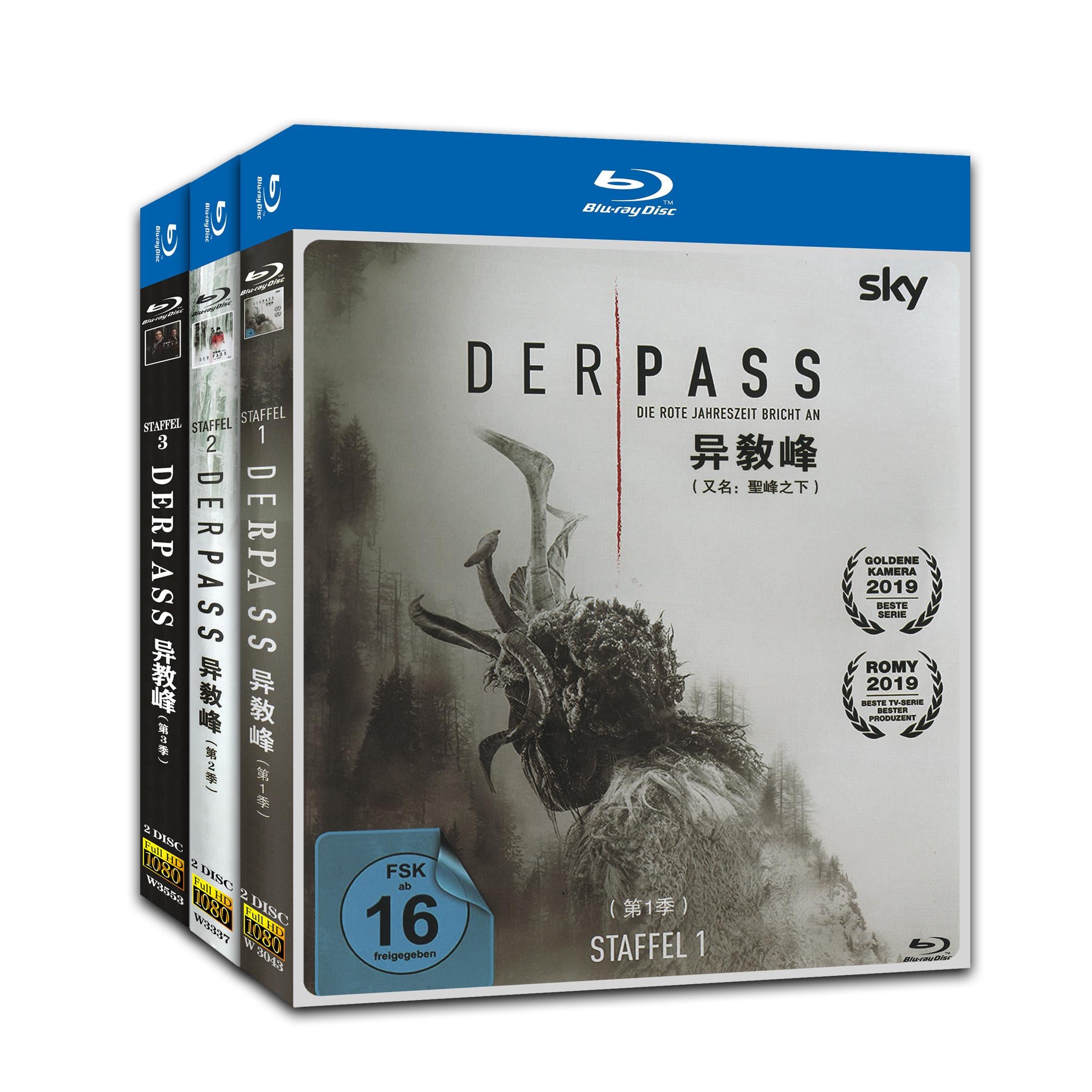 Der Pass Season 1-3‎ 6-Disc Movie Box Set for Gift Collection Blu-ray