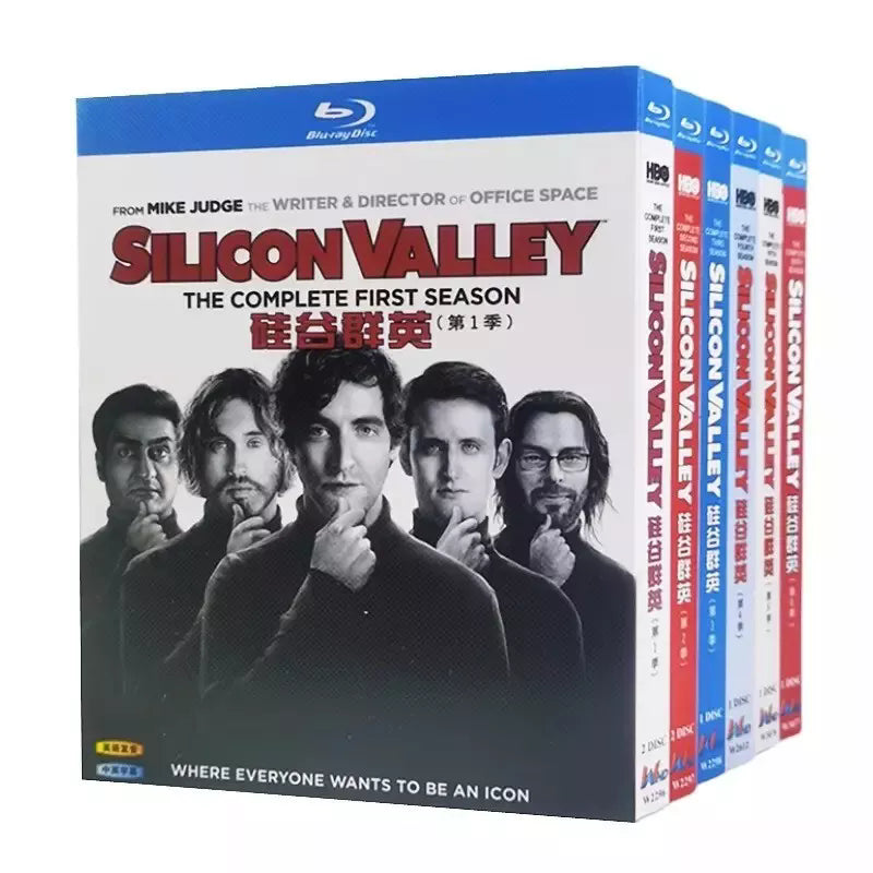 Silicon Valley Season 1‎-6 8-Disc Movie Box Set for Gift Collection Blu-ray