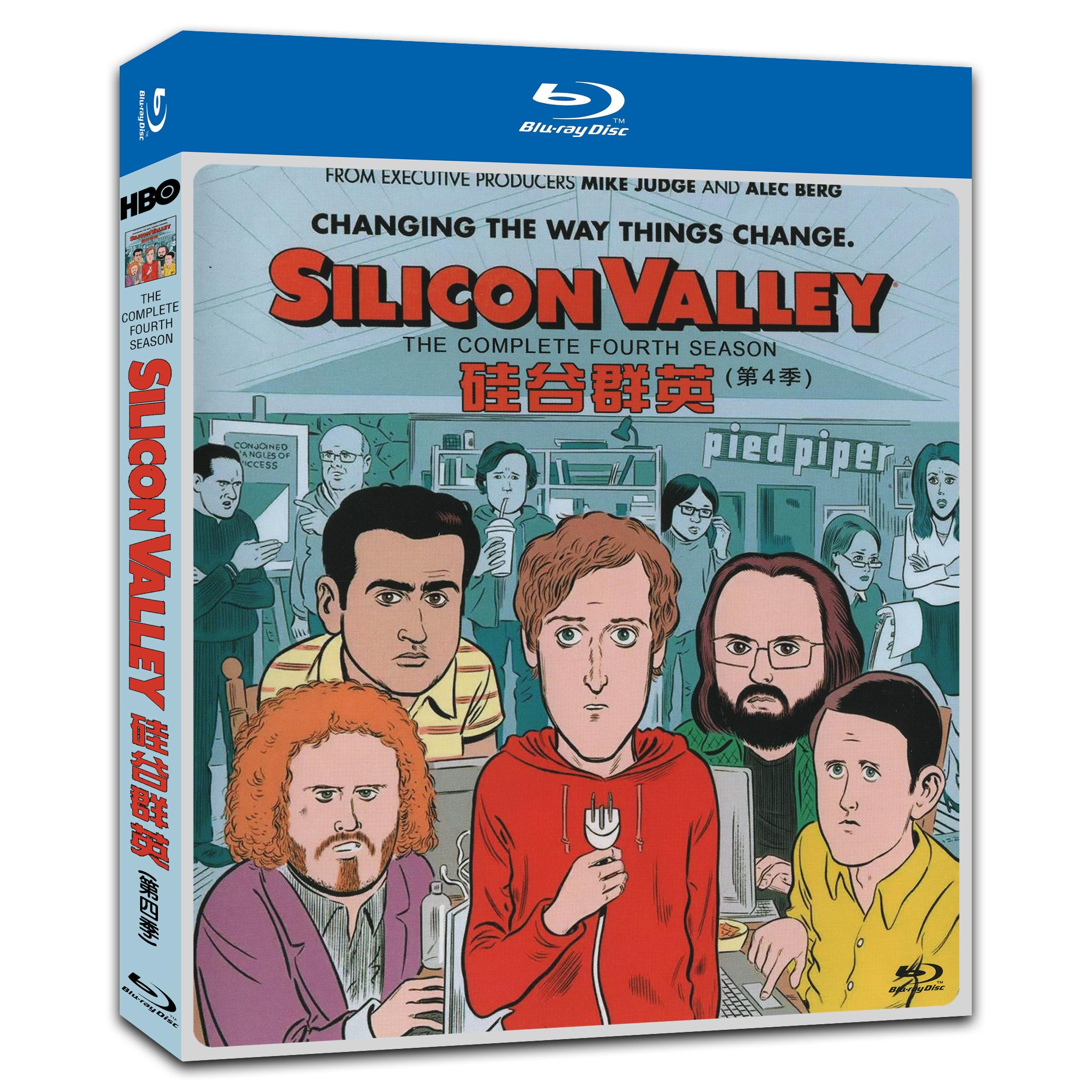 Silicon Valley Season 4‎ (2017) 1-Disc Movie Box Set for Gift Collection Blu-ray
