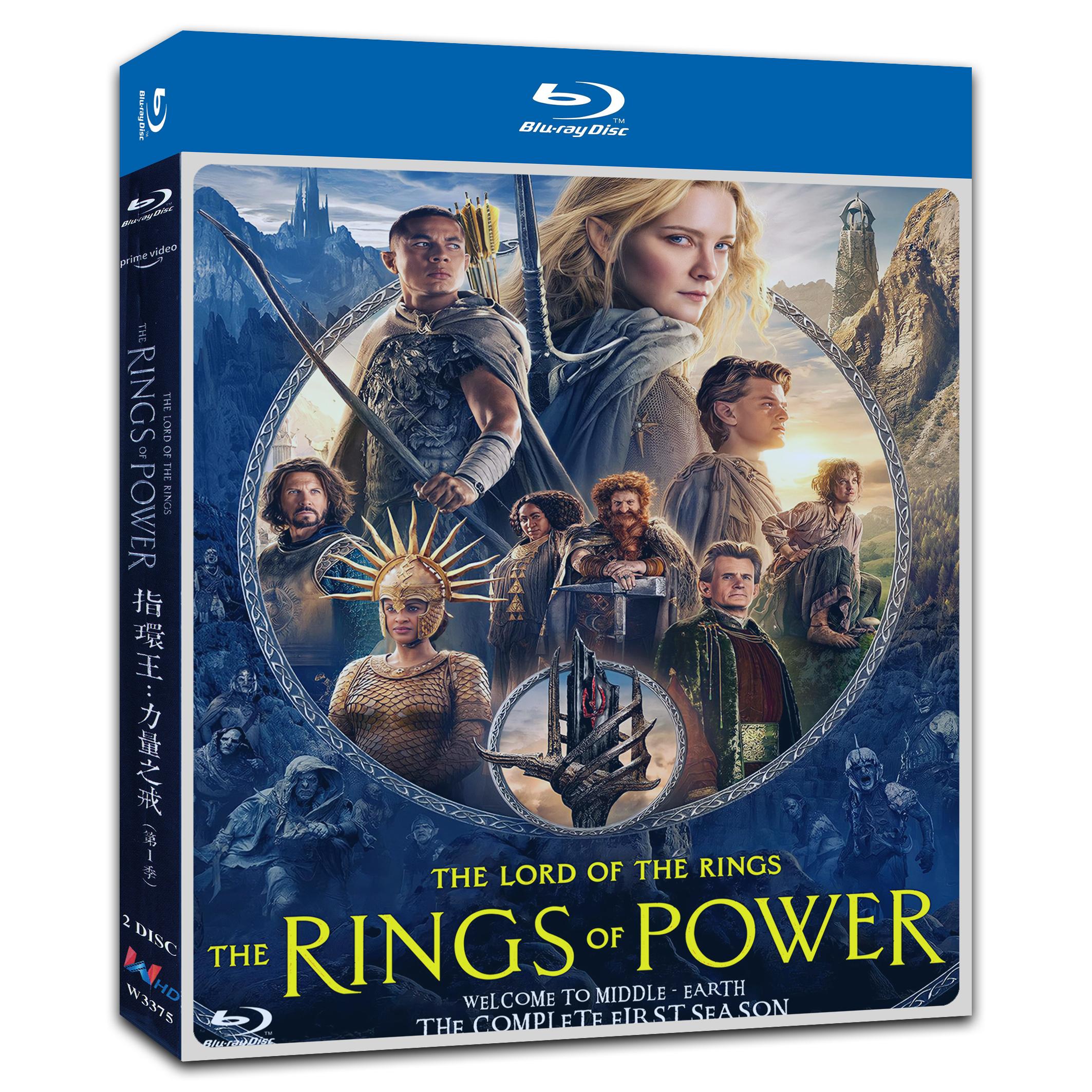 The Lord of the Rings: The Rings of Power Season 1‎ (2022) 2-Disc Movie Box Set for Gift Collection Blu-ray