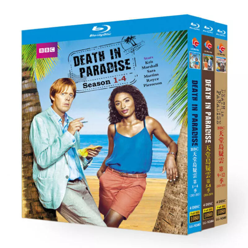 Death in Paradise Season 1‎-13 14-Disc Movie Box Set for Gift Collection Blu-ray