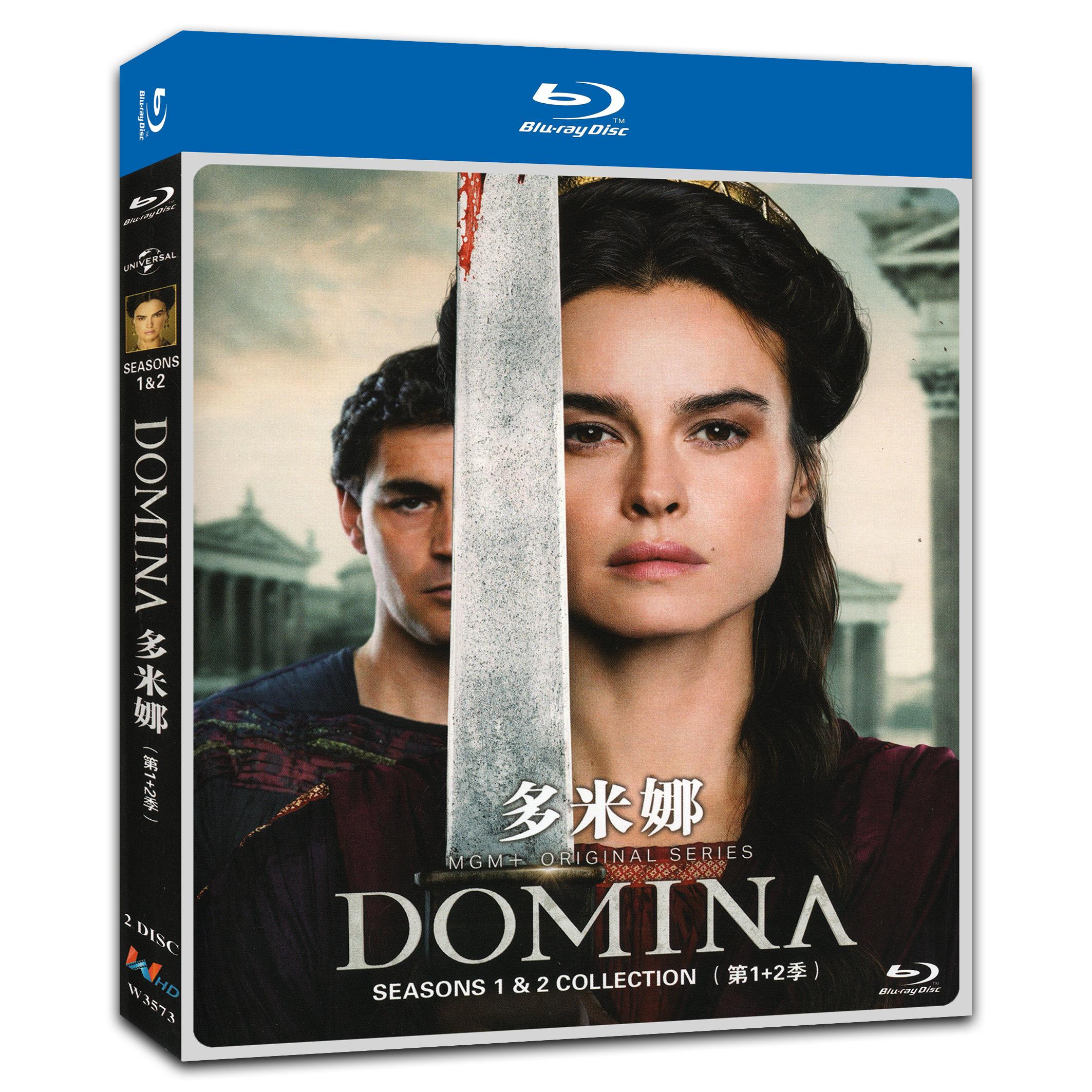 Domina Season 1+2 2-Disc Movie Box Set for Gift Collection Blu-ray