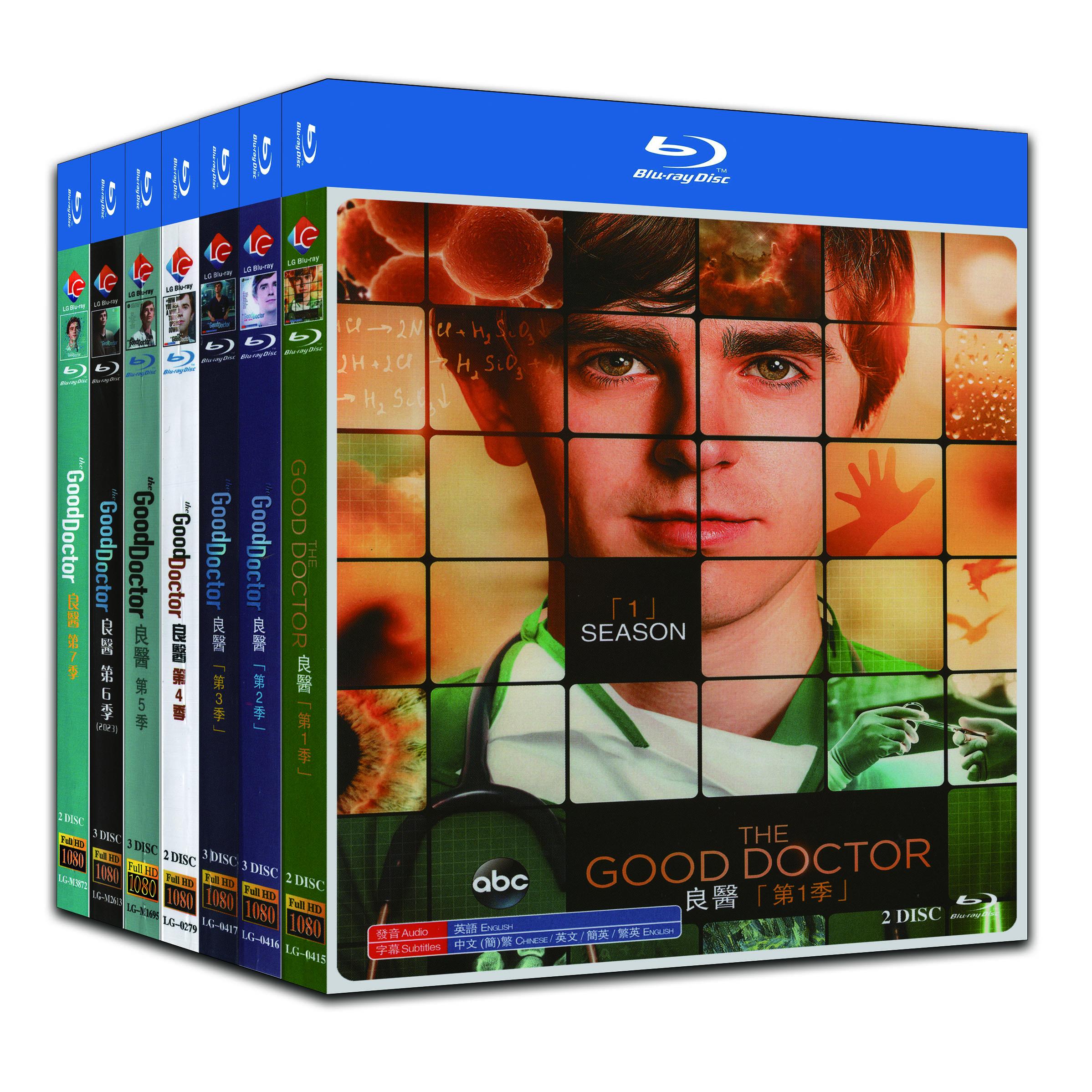 The Good Doctor Season 1‎-7 18-Disc Movie Box Set for Gift Collection Blu-ray