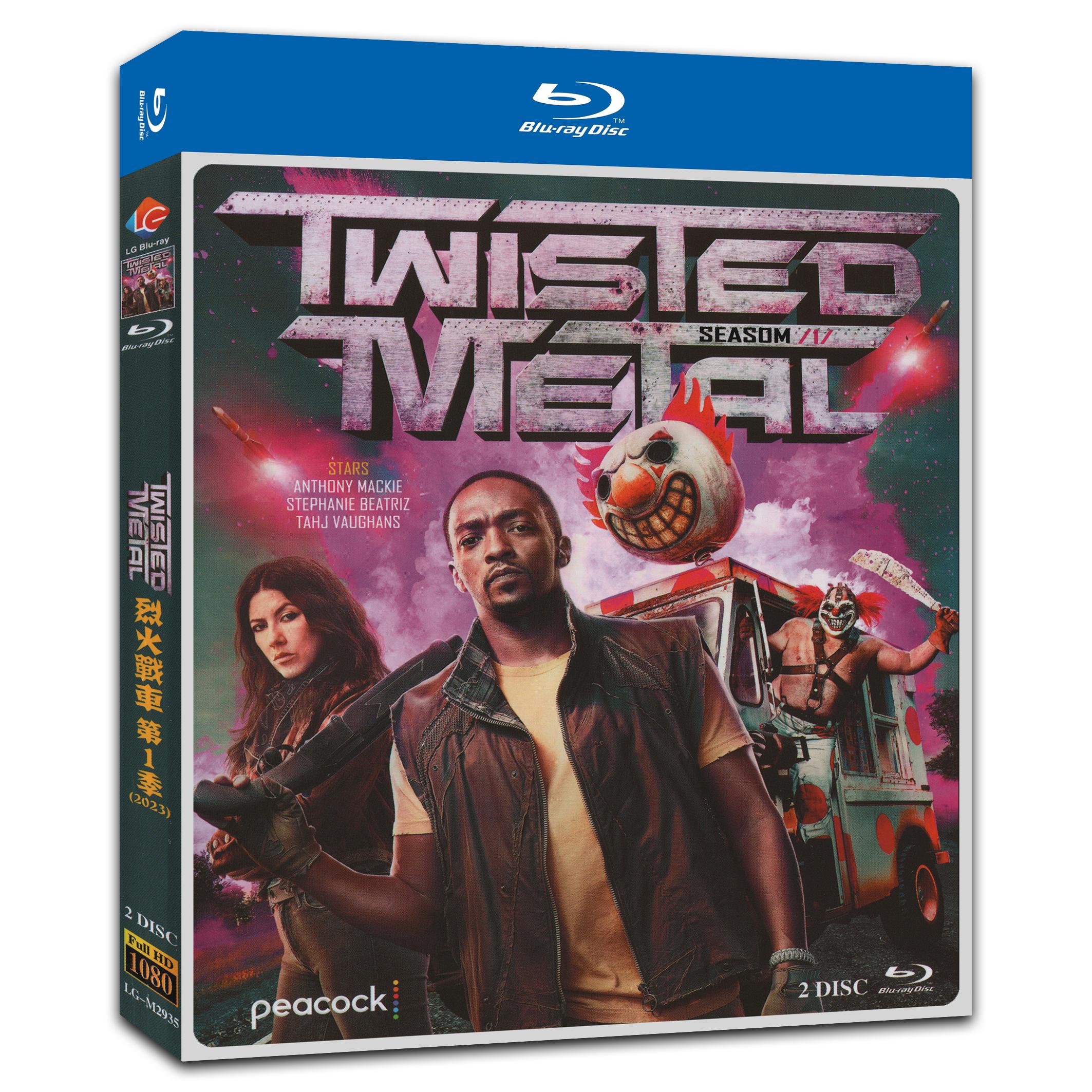 Twisted Metal Season 1 2-Disc Movie Box Set for Gift Collection Blu-ray