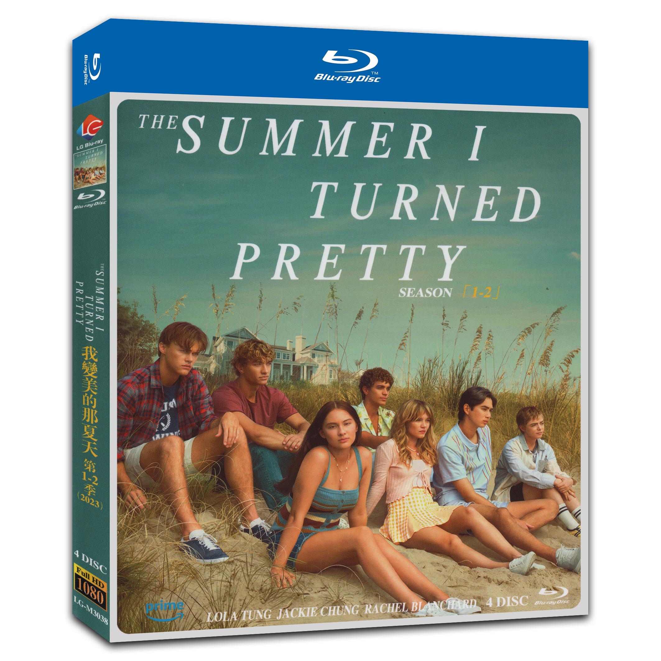 The Summer I Turned Pretty Season 1‎+2 4-Disc Movie Box Set for Gift Collection Blu-ray