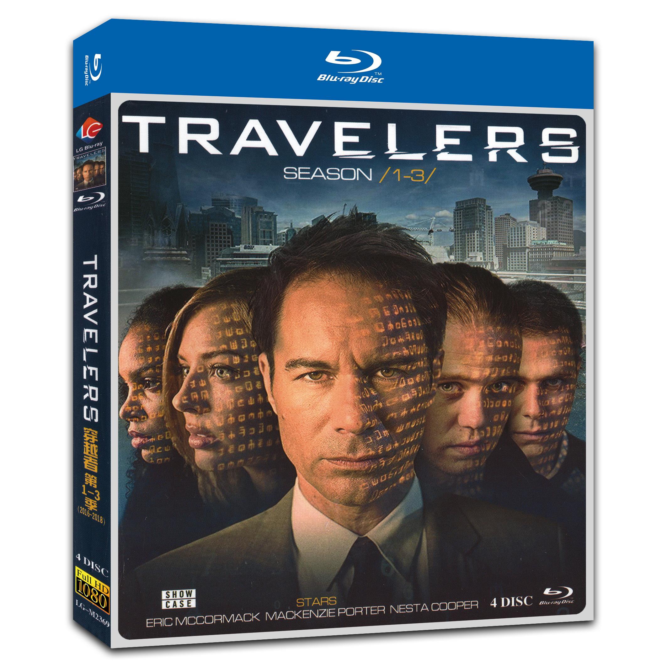 Travelers Season 1‎-3 4-Disc Movie Box Set for Gift Collection Blu-ray