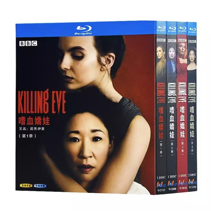 Killing Eve Season 1-4 5-Disc Movie Box Set for Gift Collection Blu-ray
