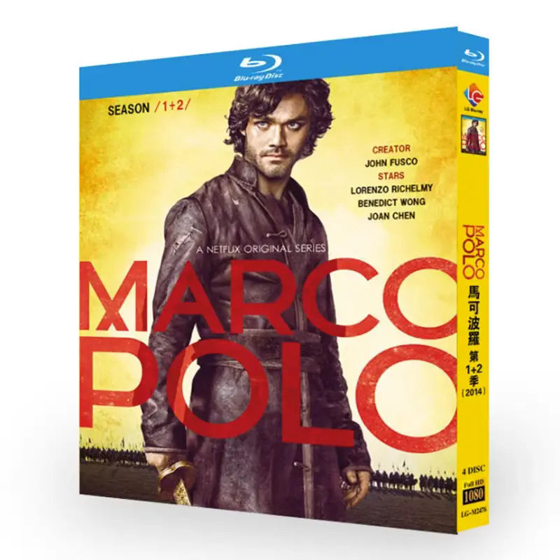 Marco Polo Season 1‎+2 4-Disc Movie Box Set for Gift Collection Blu-ray