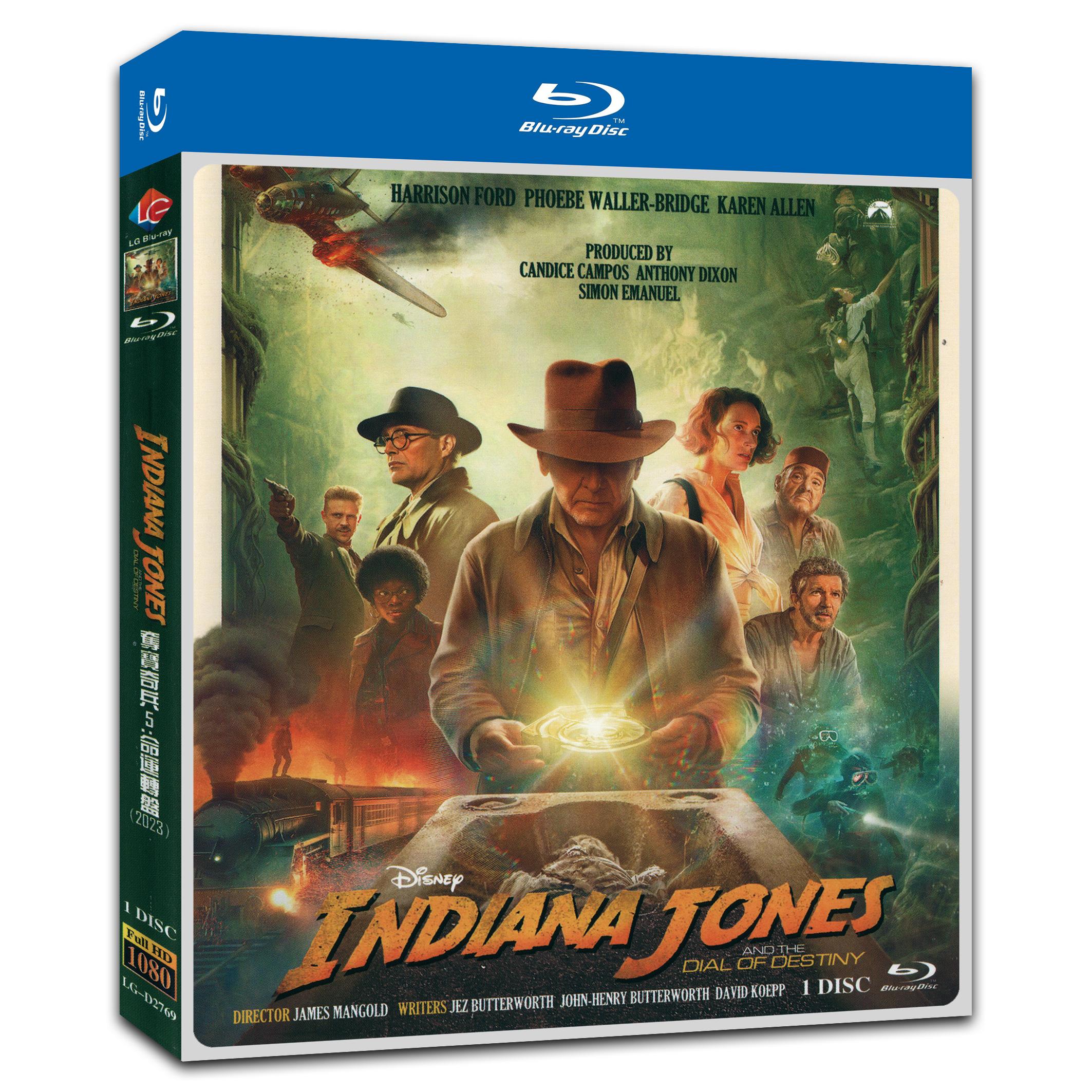 Indiana Jones and the Dial of Destiny‎ (2023) 1-Disc Movie Box Set for Gift Collection Blu-ray
