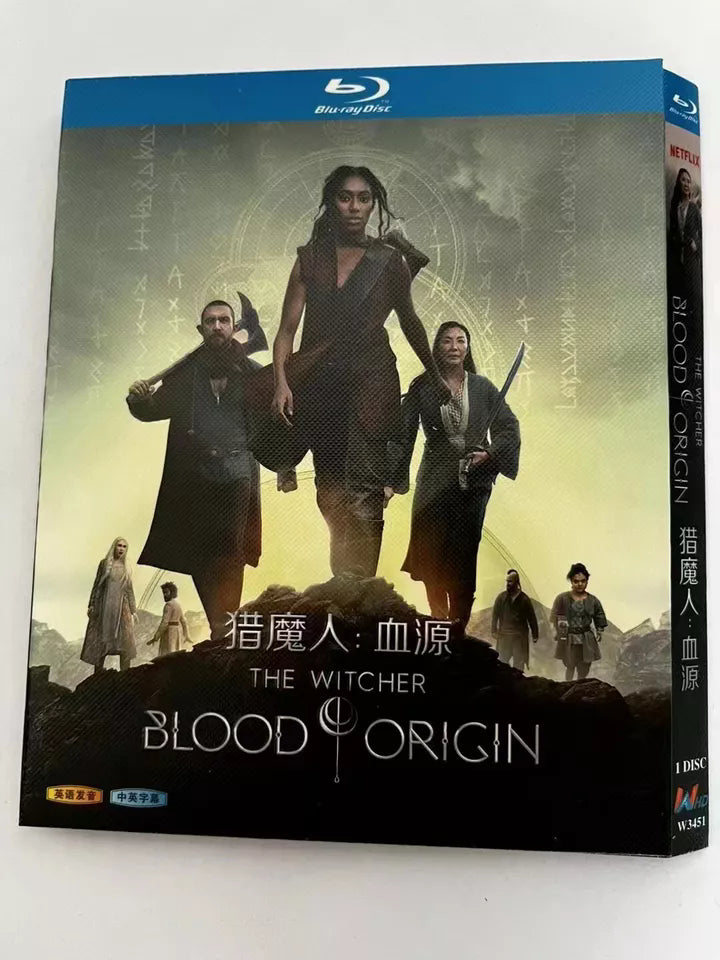 The Witcher: Blood Origin‎ (2022) 1-Disc Movie Box Set for Gift Collection Blu-ray