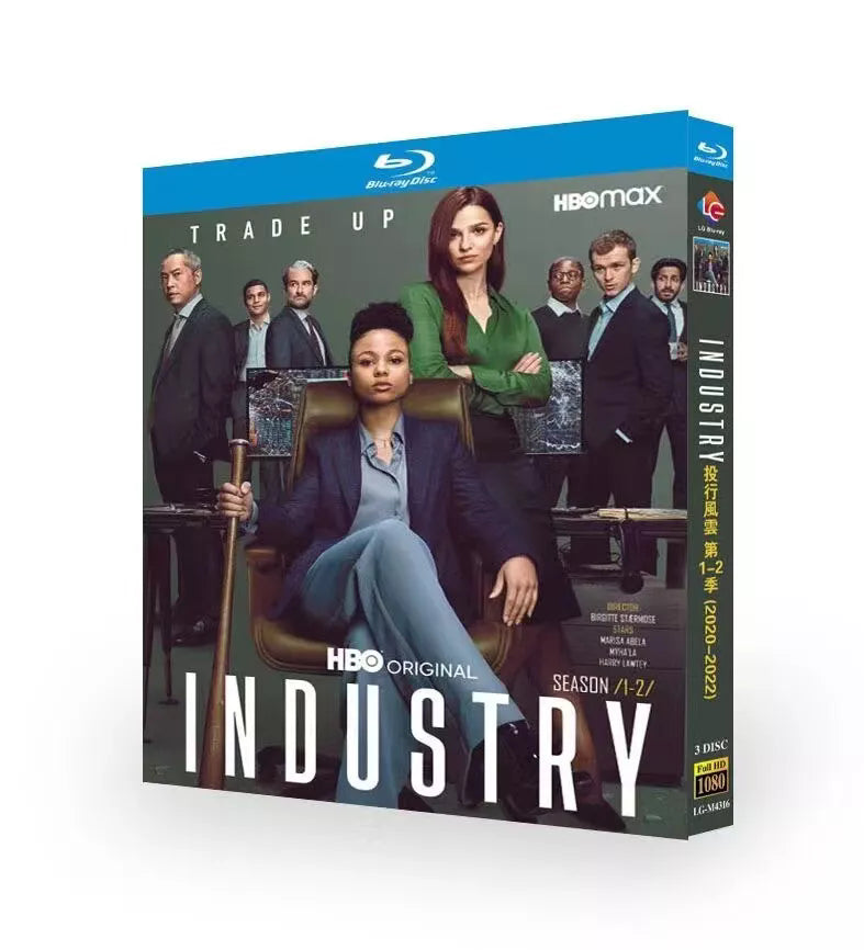 Industry Season 1+2 4-Disc Movie Box Set for Gift Collection Blu-ray