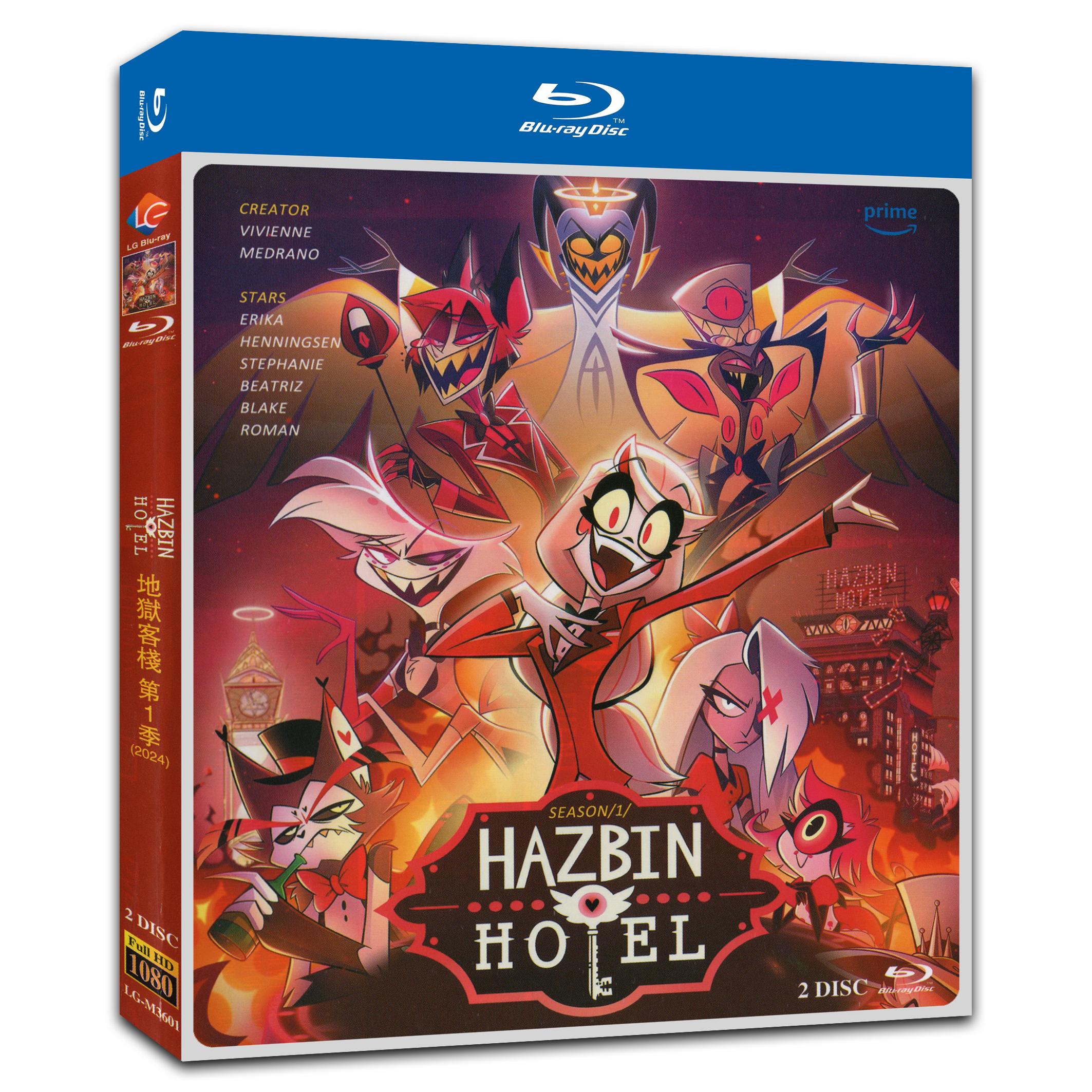Hazbin Hotel Season 1‎ (2024) 2-Disc Free Movie BD All Region Box Set Blu-ray