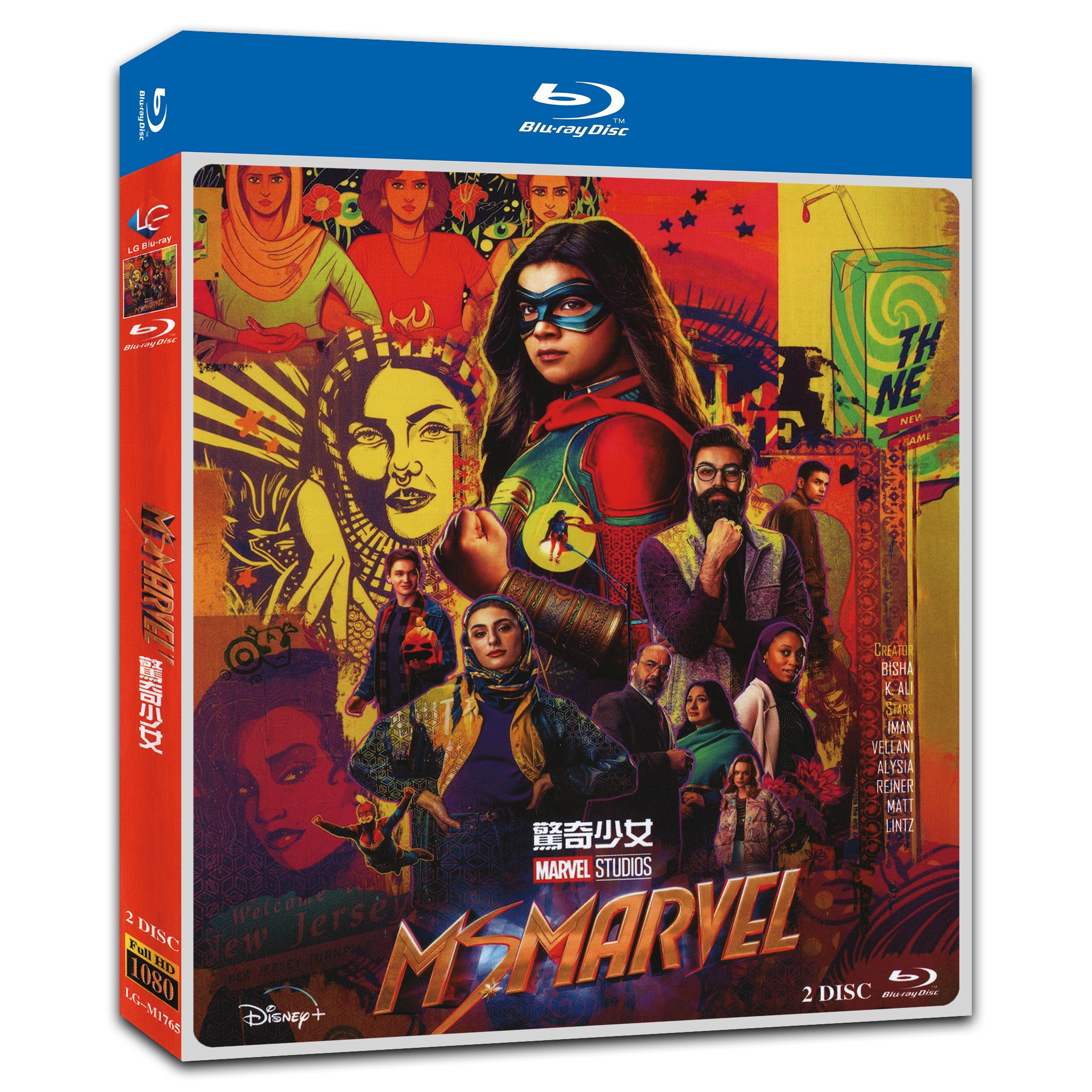 Ms. Marvel‎ (2022) 2-Disc Movie Box Set for Gift Collection Blu-ray
