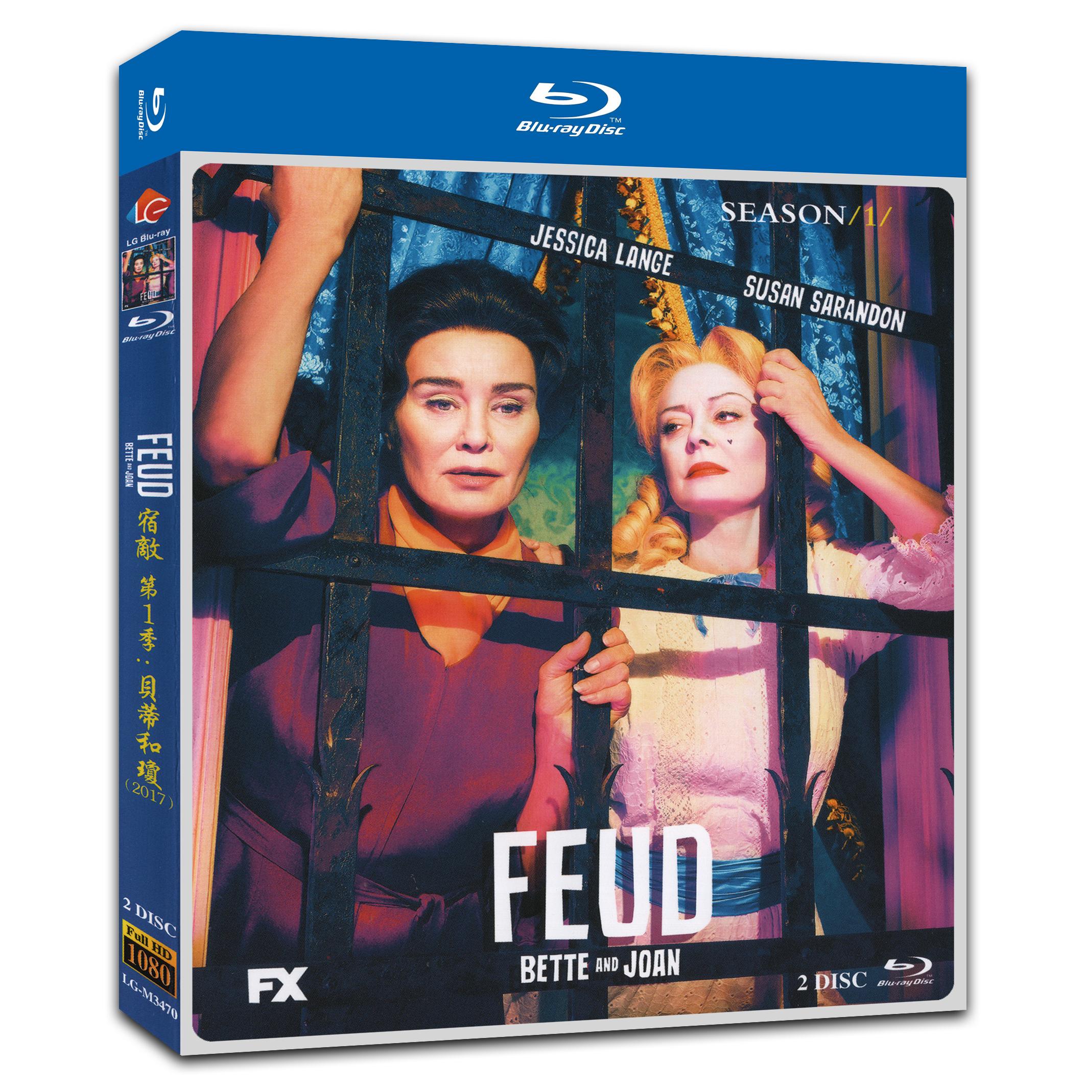 Feud: Bette and Joan Season 1‎ (2017) 2-Disc Movie Box Set for Gift Collection Blu-ray