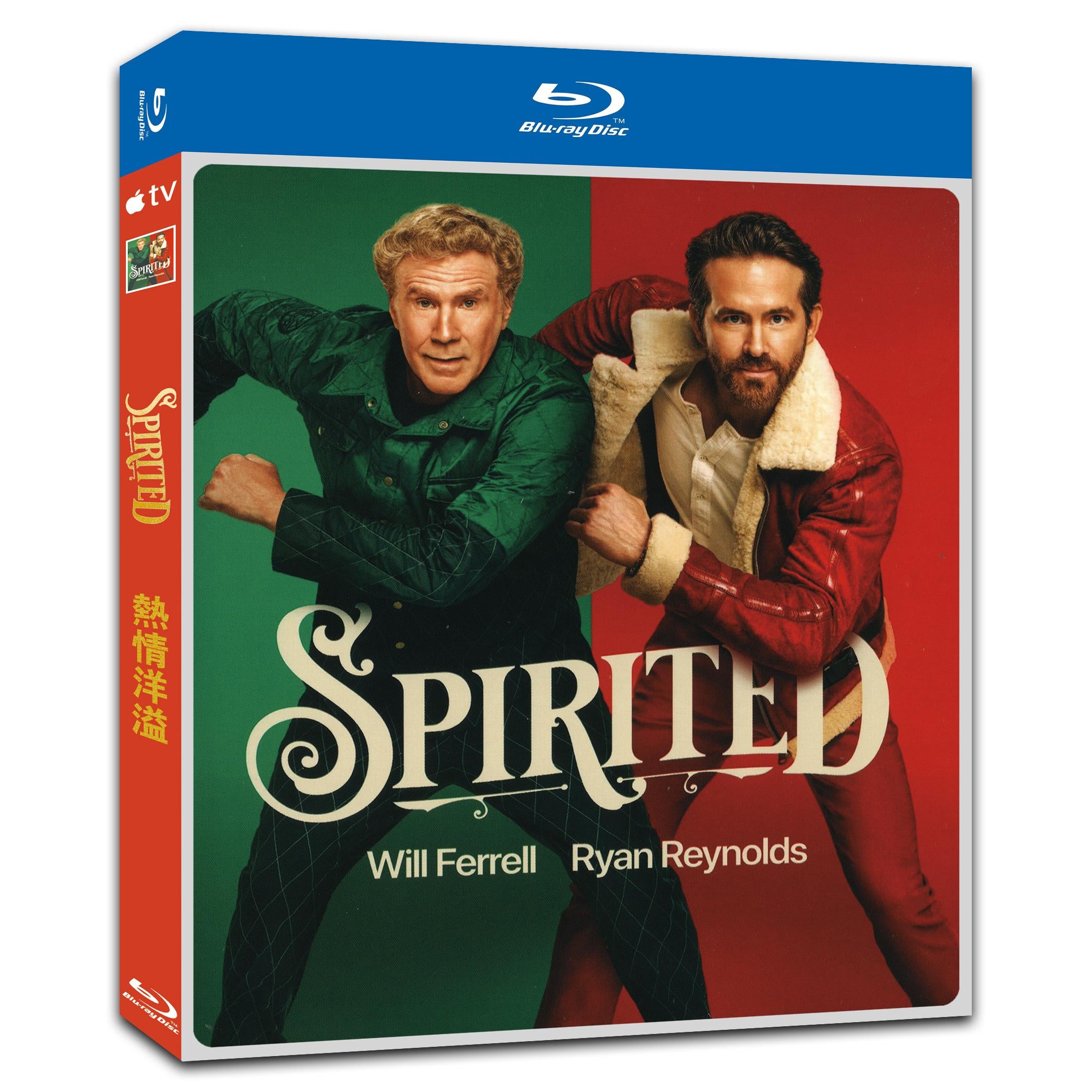 Spirited‎ (2022) 1-Disc Movie Box Set for Gift Collection Blu-ray