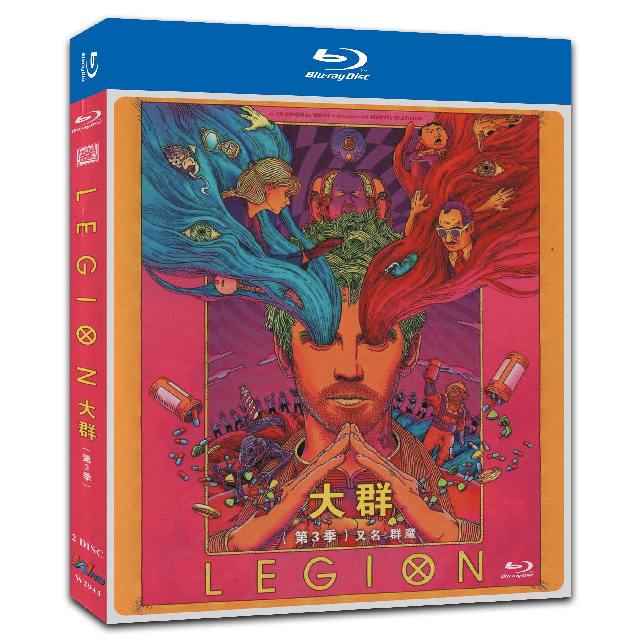Legion Season 3‎ (2019) 2-Disc Movie Box Set for Gift Collection Blu-ray