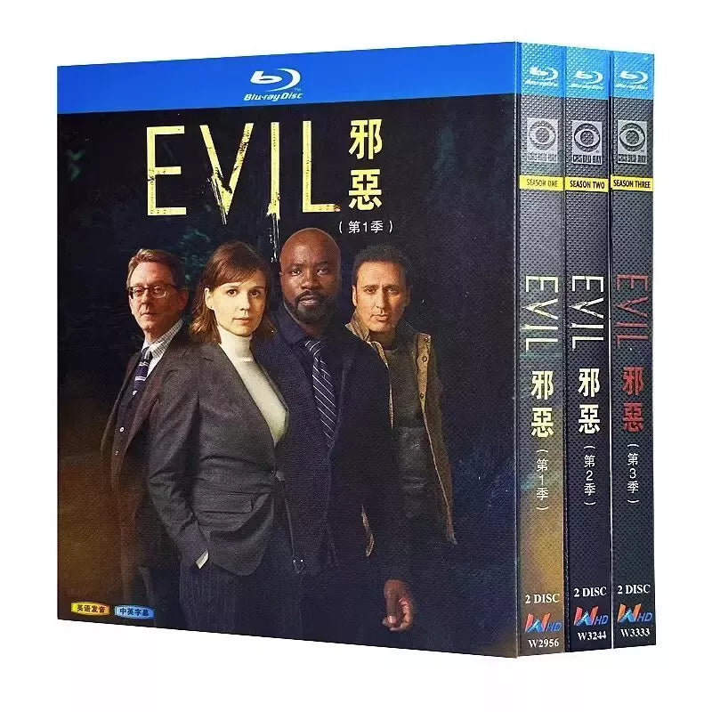 Evil Season 1-3 6-Disc Movie Box Set for Gift Collection Blu-ray