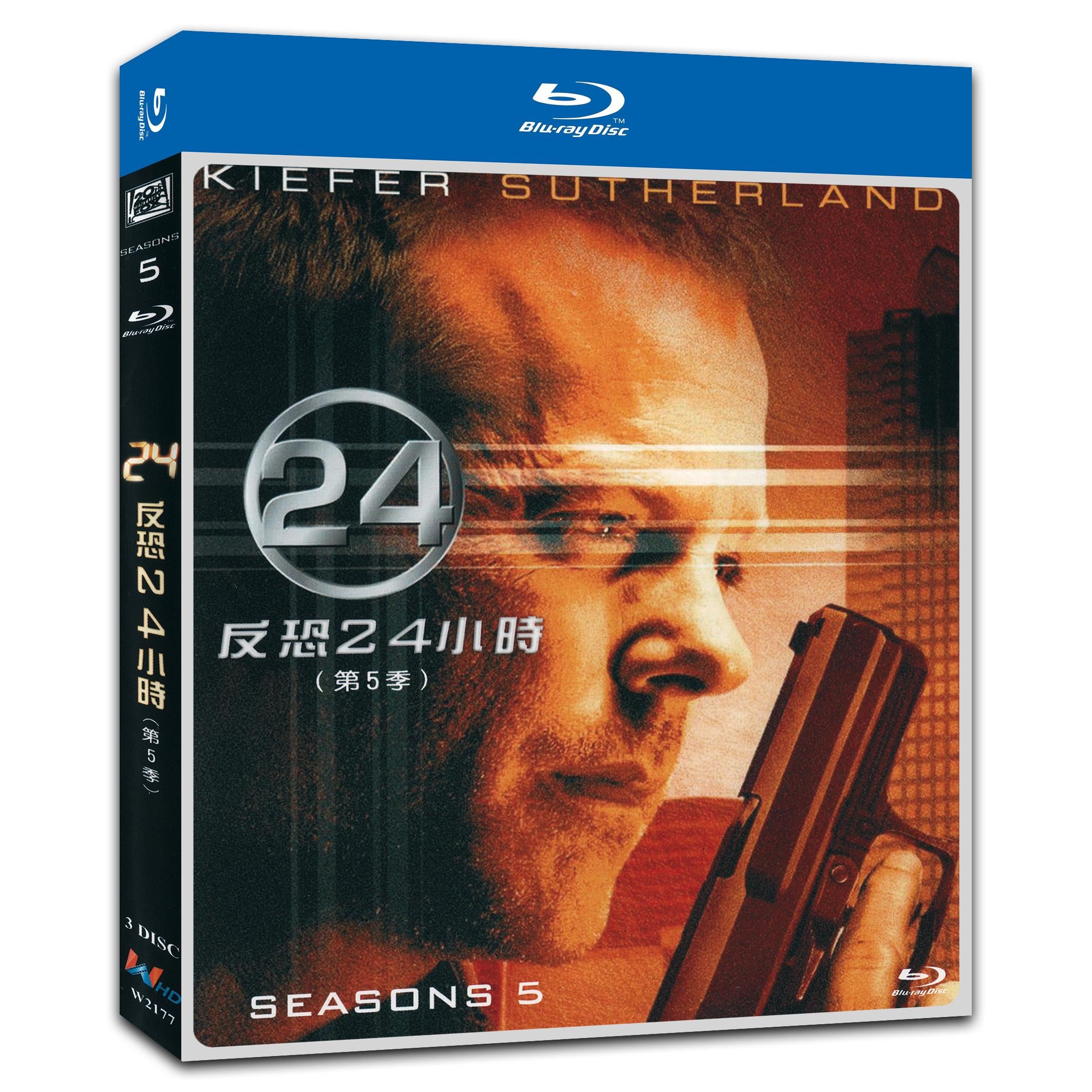 24 Season 5‎ (2006) 3-Disc Movie Box Set for Gift Collection Blu-ray