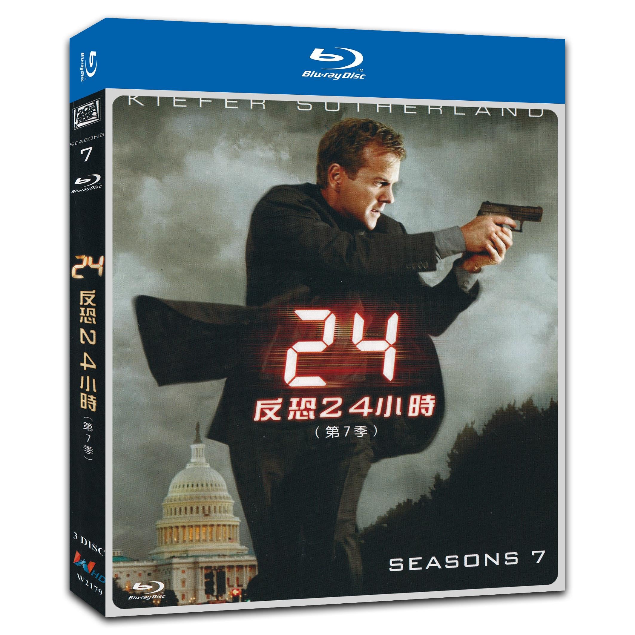 24 Season 7‎ (2009) 3-Disc Movie Box Set for Gift Collection Blu-ray
