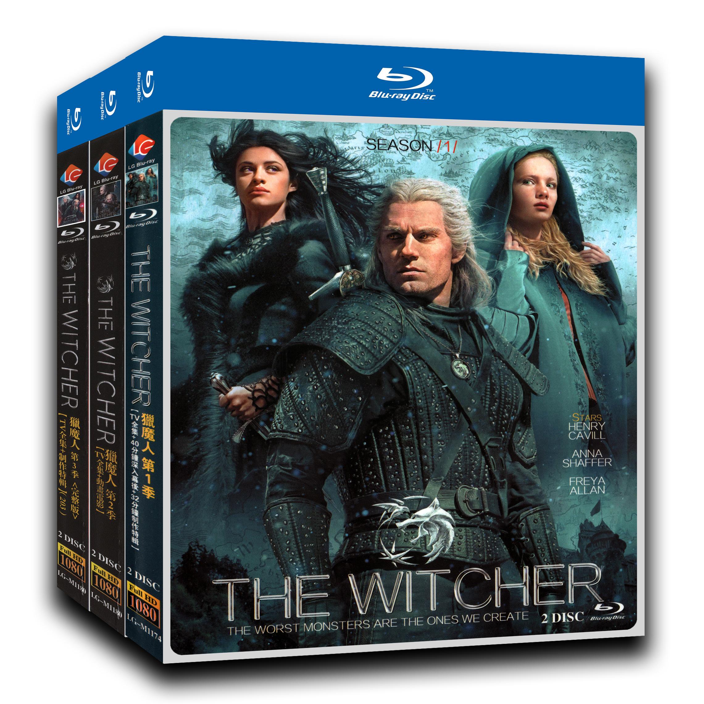 The Witcher Season 1‎-3 6-Disc Movie Box Set for Gift Collection Blu-ray