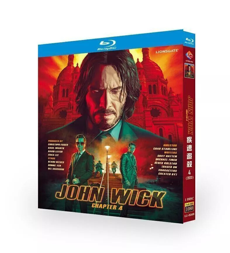 John Wick: Chapter 4‎ (2023) 1-Disc Movie Box Set for Gift Collection Blu-ray