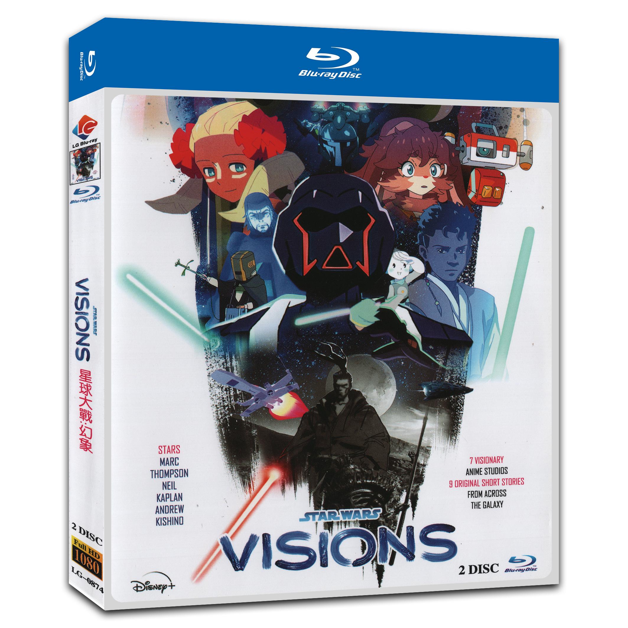 Star Wars: Visions Season 1‎ (2021) 2-Disc Movie Box Set for Gift Collection Blu-ray