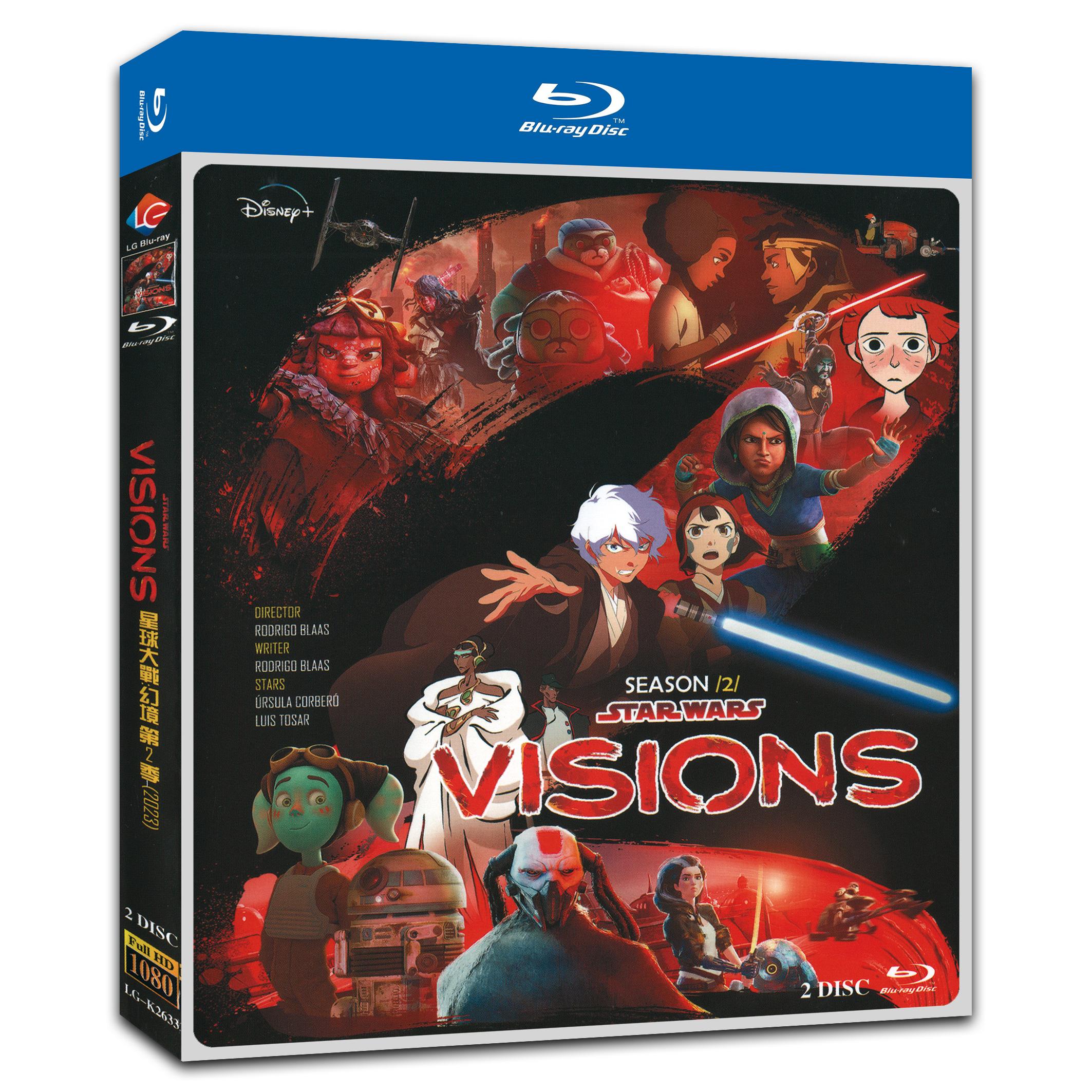 Star Wars: Visions Season 2‎ (2023) 2-Disc Movie Box Set for Gift Collection Blu-ray