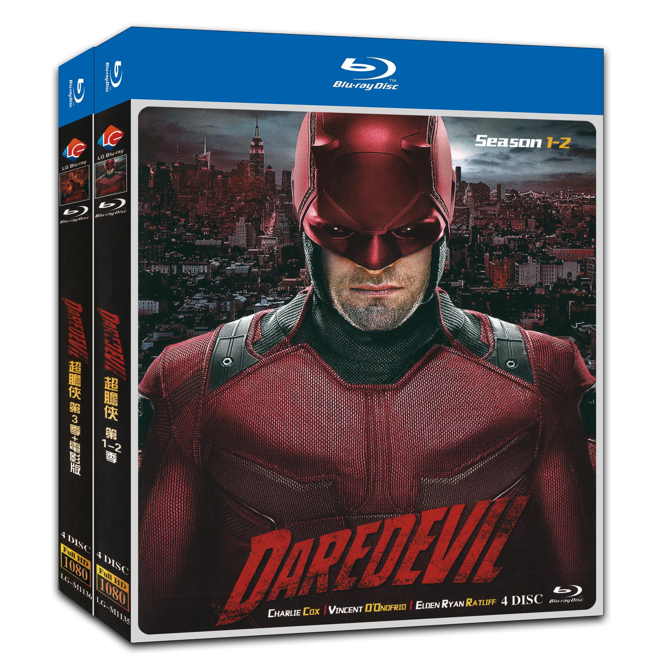 Daredevil Season 1-3 8-Disc Movie Box Set for Gift Collection Blu-ray