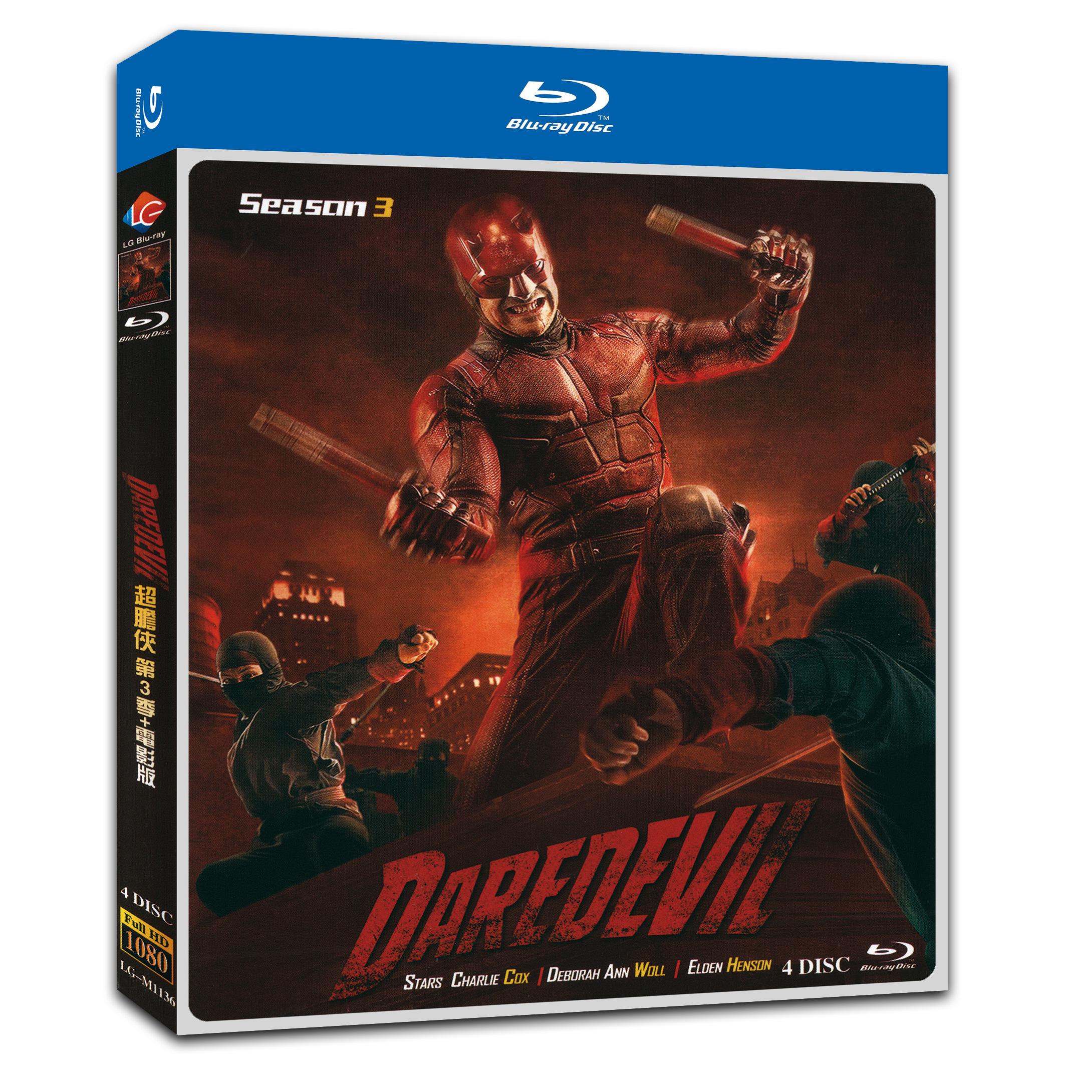 Daredevil Season 3‎ (2018) 4-Disc Movie Box Set for Gift Collection Blu-ray