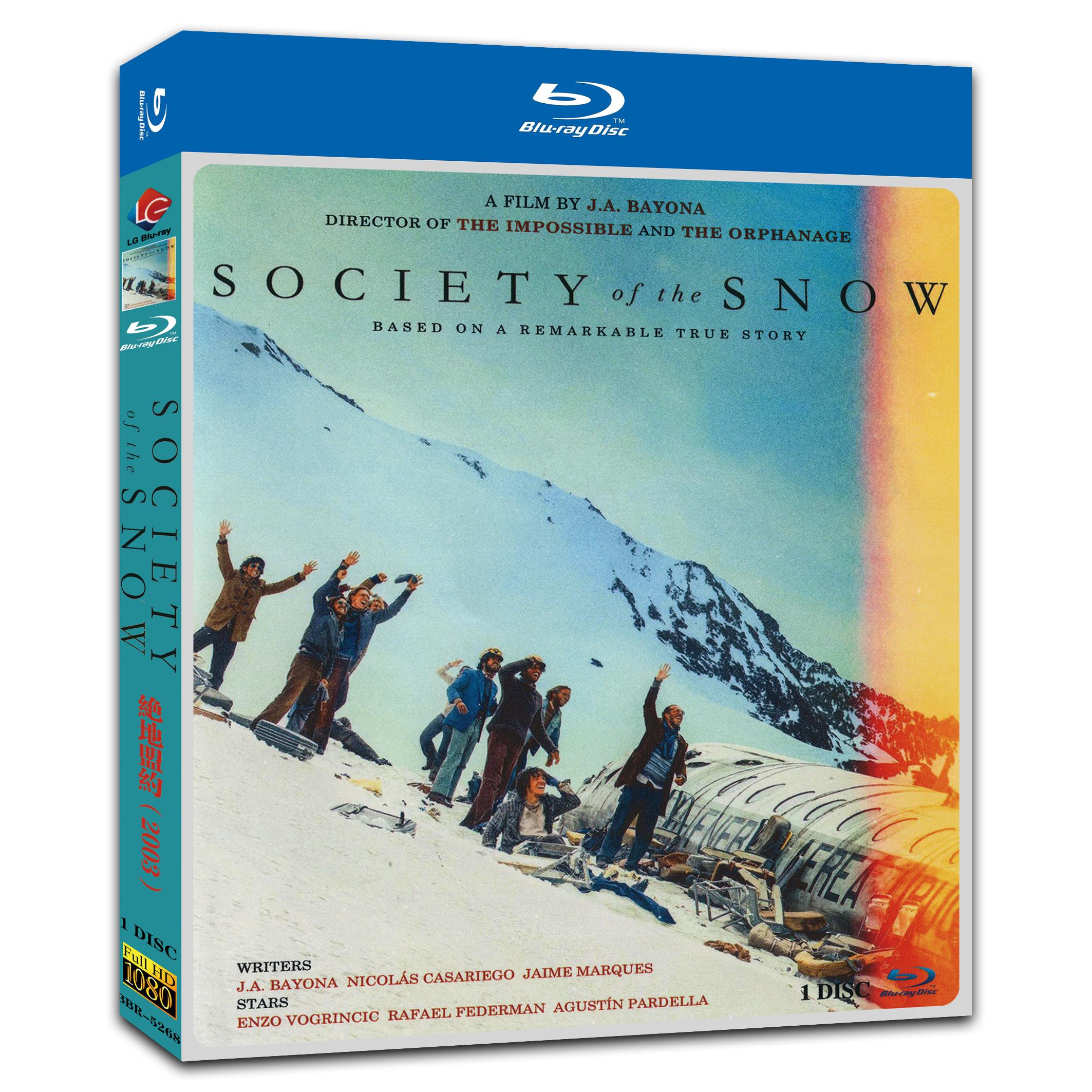 La sociedad de la nieve‎ (2023) 1-Disc Movie Box Set for Gift Collection Blu-ray