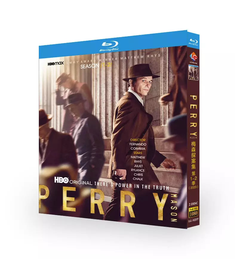 Perry Mason Season 1+2 2-Disc Movie Box Set for Gift Collection Blu-ray