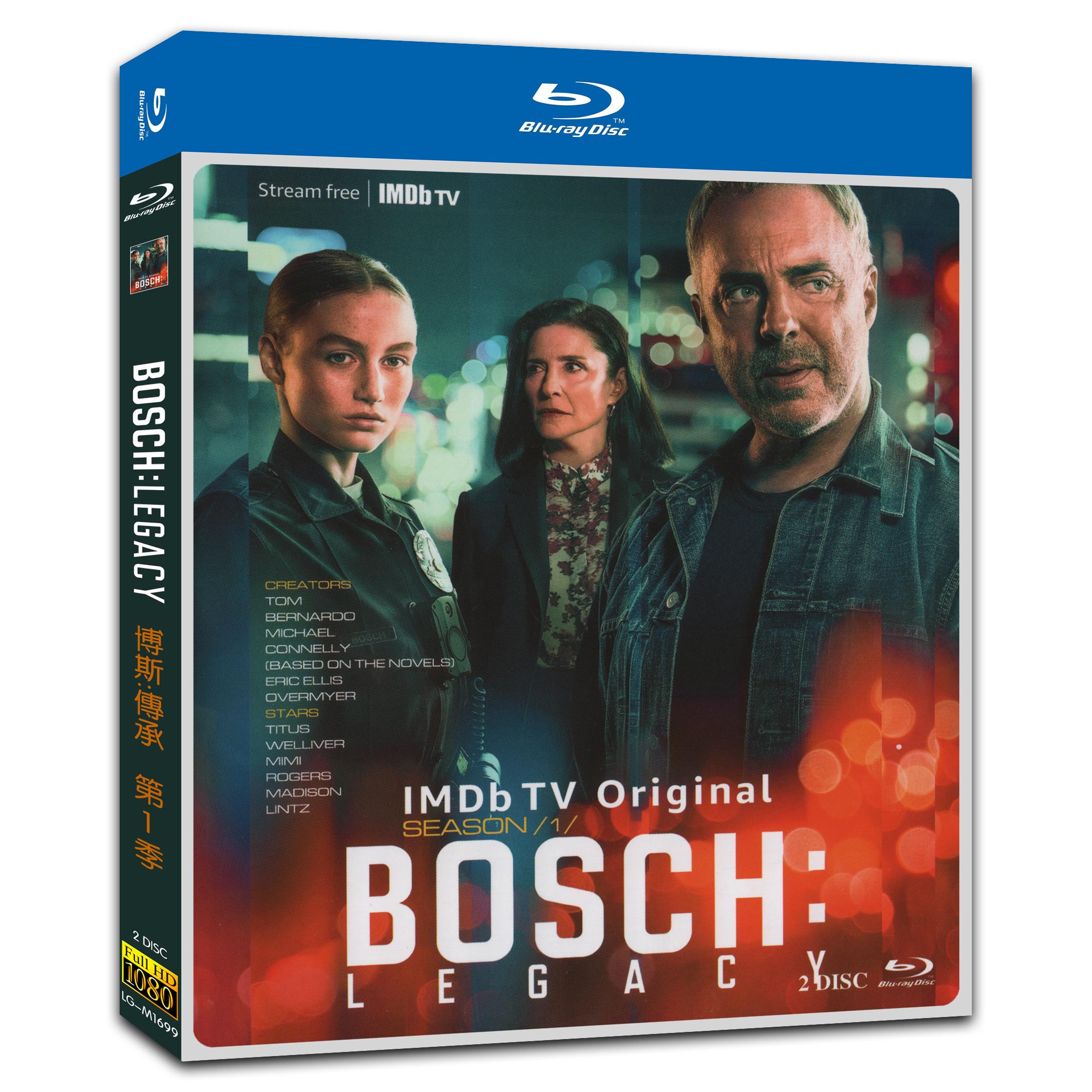 Bosch: Legacy Season 1‎ (2022) 2-Disc Movie Box Set for Gift Collection Blu-ray
